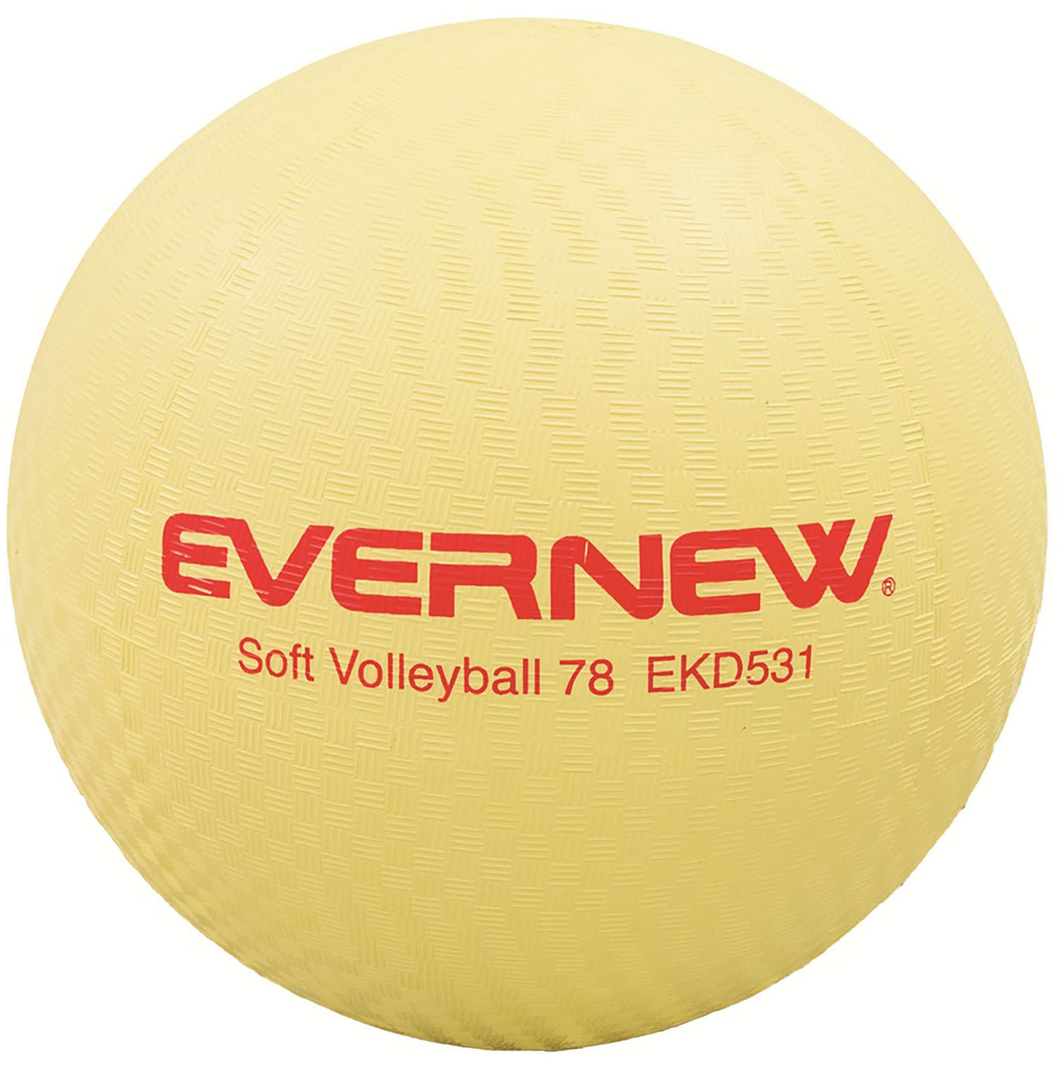 Evernew （エバニュー） バレーボール ボール ソフトバレーボール78 【イエロー】 EKD531 ソフトバレーボール レクリエーションボール メンズ・レディース 男性用・女性用 株式会社エバニュー イエロー 黄 26SS {SK}