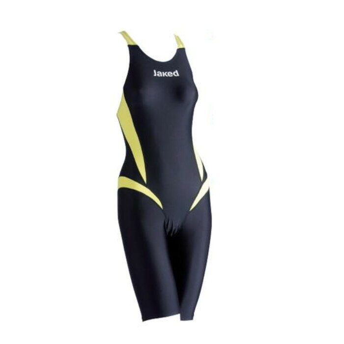 FOOTMARK （フットマーク） Jaked （ジャケッド） 水泳 水着 J-ELASTICO STRレッグスーツ 【イエロー】 820439 2 レッグスーツ スイムウェア レディース 女性用 フットマーク株式会社 イエロー/ブラック 黄 黒 2608 {SK}