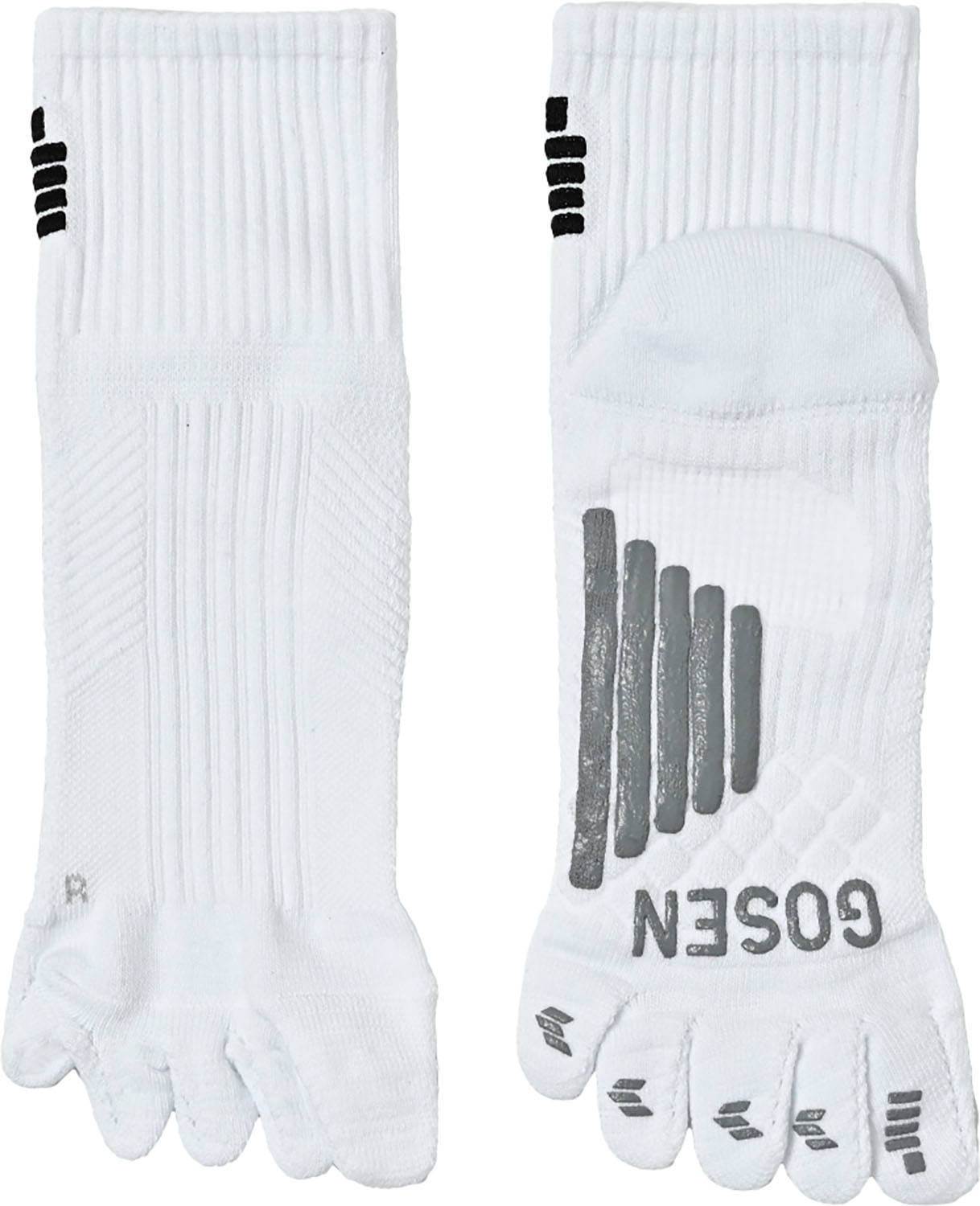GOSEN （ゴーセン） テニス ソックス 高機能ソックス 【ホワイト】 F2504 30 ソックスM ソックス メンズ 男性用 ホワイト 白 25SS {NP}