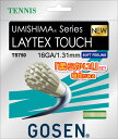 GOSEN（ゴーセン） テニス ガット・ラバー レイテックスタッチ 16 硬式テニス用ガット 【ナチュラル】 メンズ・レディース 男性用・女性用 TS750NA {NP}