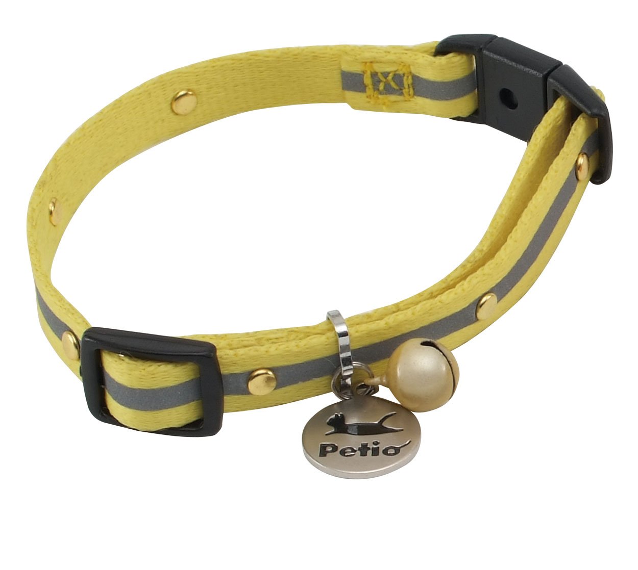 （株）ペティオ CCラインカラー イエロー 猫用品 首輪・ハーネス 日用品｛NP}