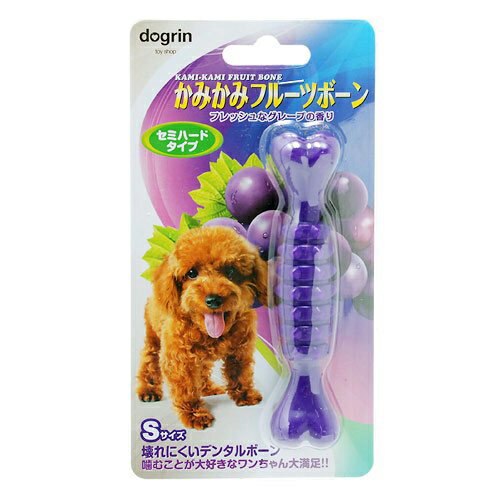 （株）スーパーキャット DM403かみかみボーン グレープ S 犬用品 お手入れ 日用品｛NP}