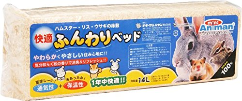 ドギーマンハヤシ（株）ミニアニマン営業部 快適ふんわりベッド 14L 小動物 小動物用ベッド 用品｛SK}