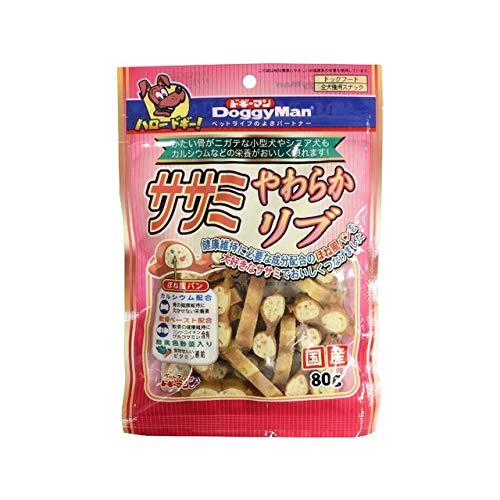 2014年春リニューアル。2014年春リニューアル原材料：鶏肉（ササミ、胸肉）、小麦粉、でん粉類、野菜（にんじん、ほうれん草）、魚軟骨、ミネラル類（カルシウム、ナトリウム）、ソルビトール、グリセリン、プロピレングリコール。