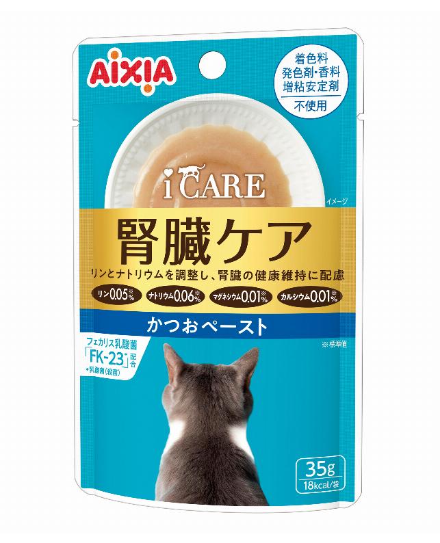 乐天商城 - アイシア株式会社 i CARE 腎臓ケア かつおペースト 35g 猫用 キャットフード ウェット 一般食 4580101261594 {NP}