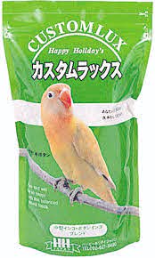 ピーツー・アンド・アソシエイツ（株） カスタムラックス中型インコ 0.83L 小鳥 洋鳥フード フード｛SK}