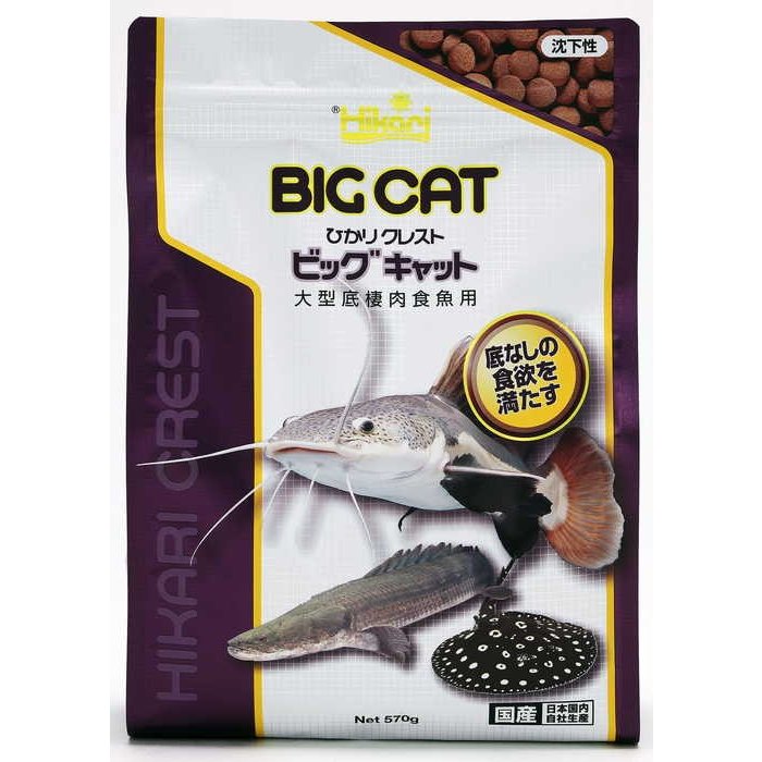 （株）キョーリン ひかりクレストビッグキャット 570g 熱帯魚・アクアリウム 熱帯魚用フード フード｛SK}