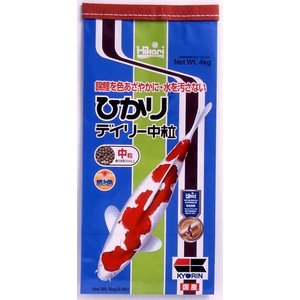 （株）キョーリン ひかりデイリー 中粒 4kg 熱帯魚・アクアリウム 錦鯉用フード フード｛SK}