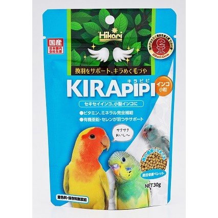 （株）キョーリン キラピピインコ小粒 30g 小鳥 洋鳥フード フード｛SK}