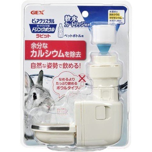 ジェックス（株） ピュアクリスタルドリンクボウルラビット 小動物 小動物用食器・給水器 用品｛SK}