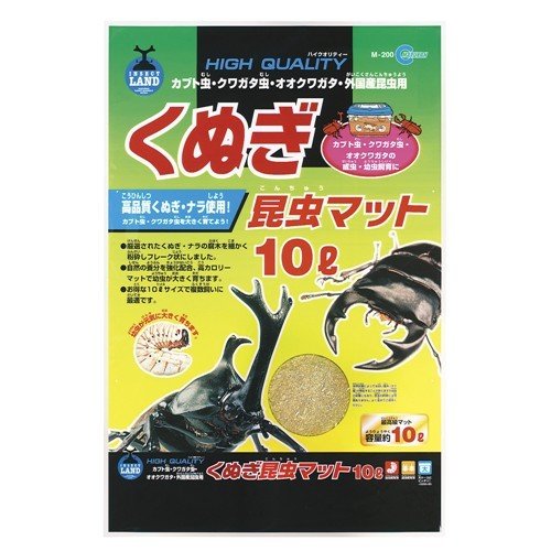 （株）マルカン M‐200くぬぎ昆虫マット 10L 昆虫 昆虫用飼育マット 用品｛SK}