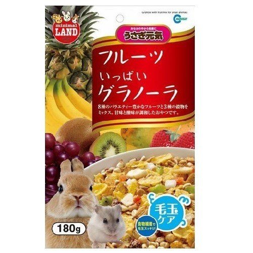 （株）マルカン ML‐07 フルーツいっぱいグラノーラ 小動物 小動物フードのおやつ フード｛SK}