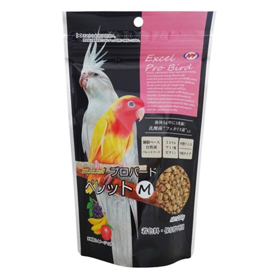 ナチュラルペットフーズ（株） エクセル プロバード ペレットM 200g 小鳥 洋鳥フード フード｛NP}S