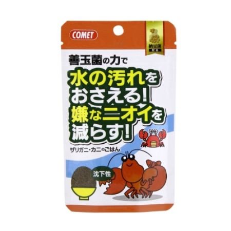 （株）イトスイ COMET ザリガニ・カニのごはん 納豆菌 40g 熱帯魚・アクアリウム 設定なし フード｛SK}