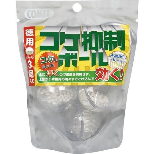 （株）イトスイ 徳用コケ抑制ボール 3個 熱帯魚・アクアリウム 観賞魚用水質調整剤 日用品｛SK}