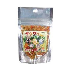 （株）黒瀬ペットフード 自然派 サクサクサラダ 25g 小鳥 洋鳥フード フード｛SK}