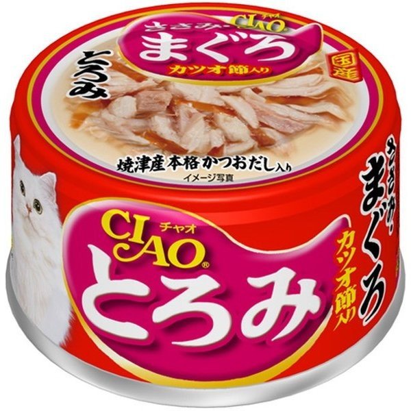 乐天商城 - いなばペットフード（株） A‐42 とろみ ささみ・まぐろ カツオ節入り 80g ＜対象年齢 全ステージ＞ 猫用品 ウェット ウエット フード｛SK}