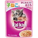 マースジャパンリミテッド KWP76カルカンウィスカス味わいセレクト12ヶ月までの子猫用かにかま入りまぐろ 70g ＜対象年齢 12カ月(仔)＞ 猫用品 ウェット ウエット フード｛NP