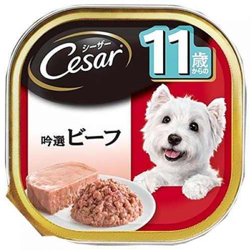 マースジャパンリミテッド CE64N シーザー 11歳からの吟撰ビーフ 100g ＜対象年齢 10〜12歳まで(老齢)..