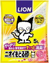 ライオン商事（株） ニオイをとる砂フローラルソープの香り 5L 猫用品 トイレタリー 日用品｛SK}