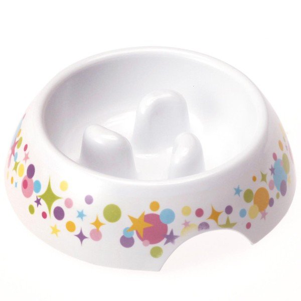 ドギーマンハヤシ（株）用品営業部 ゆっくりデコボコ食器 S 犬用品 食器 日用品｛SK}