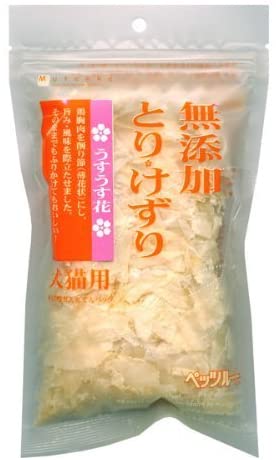 （株）ペッツルート 無添加とりけずり うすうす花 犬用品 スナック ドックフード｛SK}