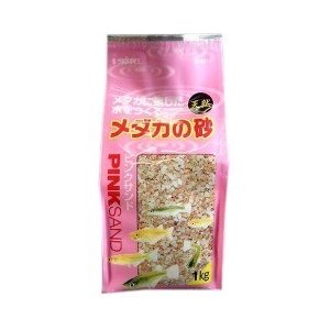 （株）スドー メダカの砂ピンクサンド 1kg 熱帯魚・アクアリウム 底床 内装｛SK}