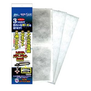 （株）マルカン（ニッソー） トリプルパワーマット600 NTM ‐072 熱帯魚・アクアリウム 観賞魚用ろか材 日用品｛SK}