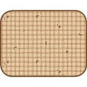 明和グラビア(株) ペット防滑消臭マットINSF‐03M ベージュチェック 65cm×90cm 犬用品 ベッド・寝具・ファニチャー 日用品{SK}