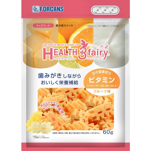 フォーキャンス（株） ヘルス3フェアリー ビタミン 犬用品 スナック ドックフード｛SK}