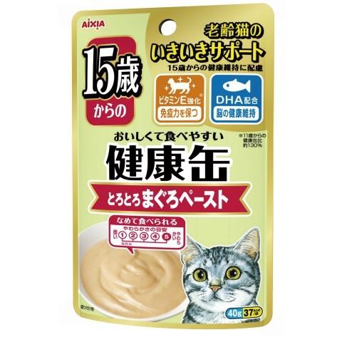 乐天商城 - アイシア（株） 15歳からの健康缶パウチとろとろまぐろペースト 40g 猫 フード ウェット 4571104713265 {NP}