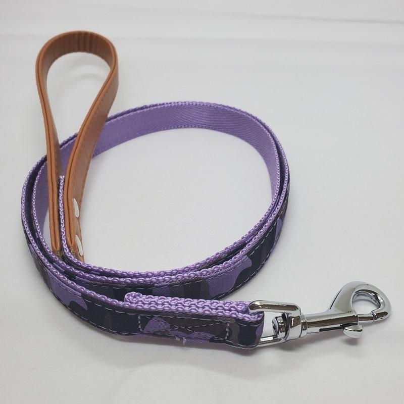 （株）リードッグ MSTLーSーPU 迷彩リード S パープル 犬 用品 引き紐 4580298526711 {NP}