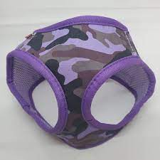 （株）リードッグ 迷彩ソフトハーネス Sパープル 犬 用品 胴輪 4580298527626 {NP}