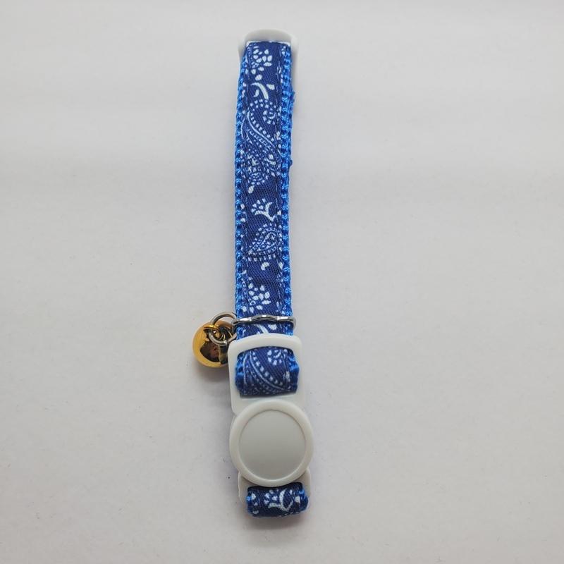（株）リードッグ ペイズリーセーフティーカラーCブルー 猫 用品 首輪 4580298527862 {NP}