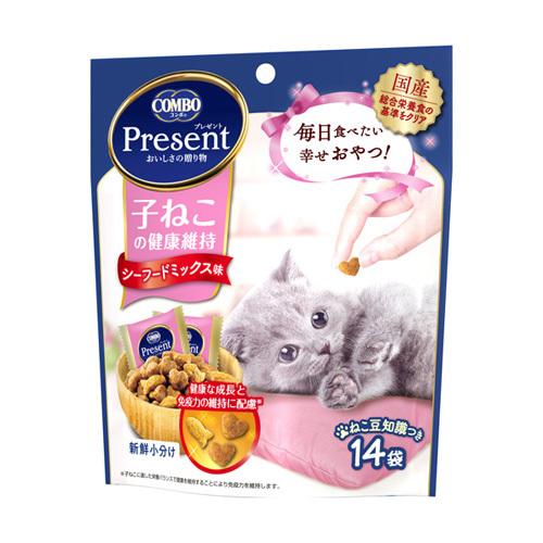 日本ペットフード（株） コンボ プレゼント キャット おやつ 子ねこの健康維持 42g 猫 フード スナック 4902112051160 {NP}