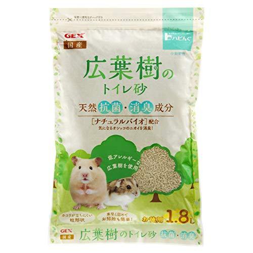 ジェックス（株） ハビんぐ 広葉樹のトイレ砂 1.8L 小動物 用品 小動物用トイレ砂 4972547036780 {SK}