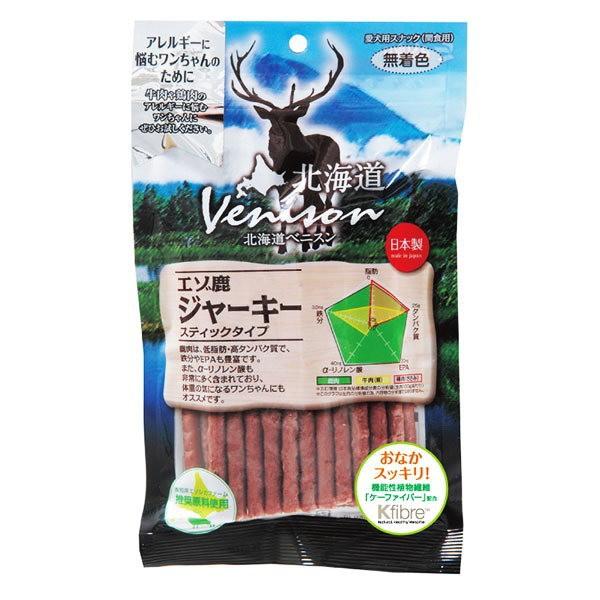 （株）アスク 北海道ベニスンエゾ鹿ジャーキースティック 150g 犬 フード スナック ジャーキー 4513441327231 {NP}