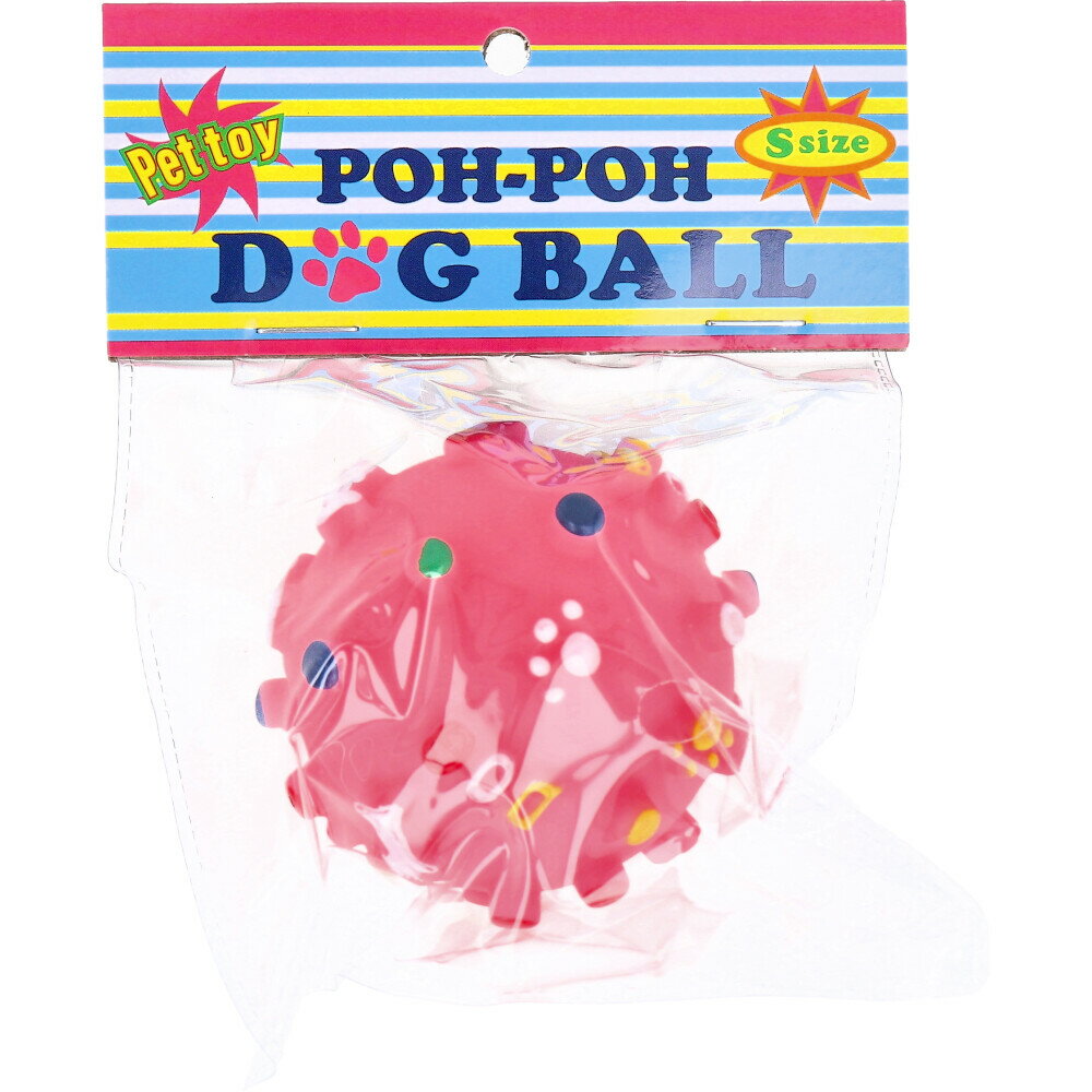 （株）ノルコーポレーション PTーDBTー1ー7 プープードッグボール S ピンク 犬 用品 玩具 アジリティグッズ 4535304074618 {SK}