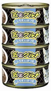Mature Cat - アイシア（株） 気まグルメ4P しらす入りかつお 155g×4P 猫 フード ウェット シュリンク 4571104719007 {SK}