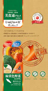 リバードコーポレーション（株） いぬぴゅーれ美食通グルメ緑黄色野菜ミックス 4本 犬 フード スナック..