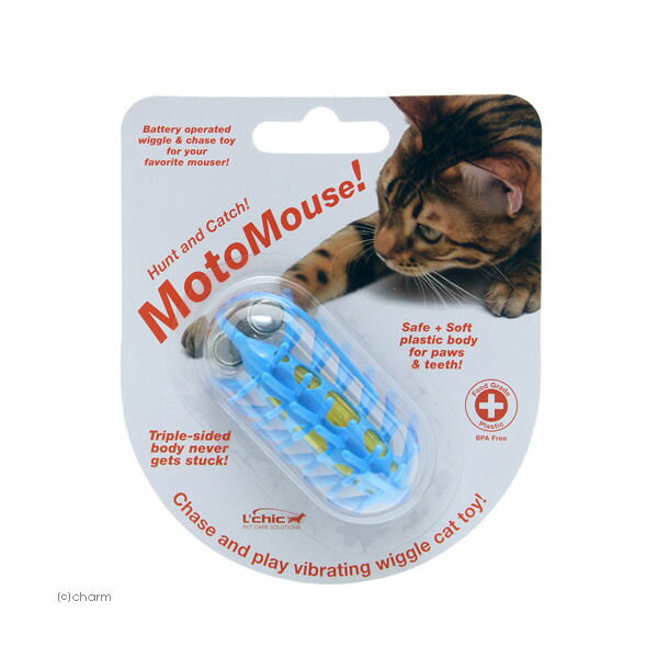 （株）ルークラン モトマウス ブルー 猫 用品 玩具 アジリティグッズ 4897045821815 {NP}