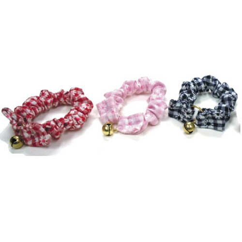 カワノ産業（株） M0196Rマイスターフリーカラー フラワーチェックS 犬 用品 首輪 4960638001960 {NP}