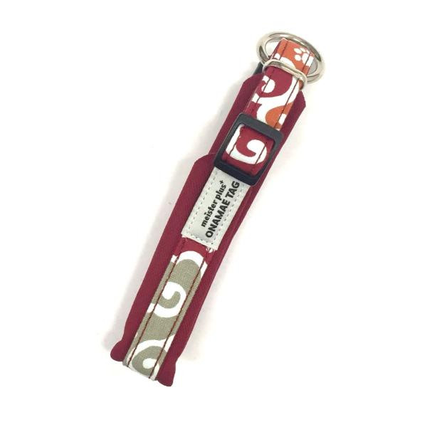 Collars, Harnesses, Leashes - カワノ産業（株） MP1133R ONAMAEソフティカラー Mカラクサ 犬 用品 首輪 4960638011334 {NP}
