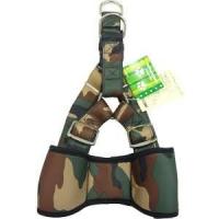 カワノ産業（株） M2843GマイスタークッションハーネスLL アーミー 犬 用品 胴輪 4960638028431 {NP}