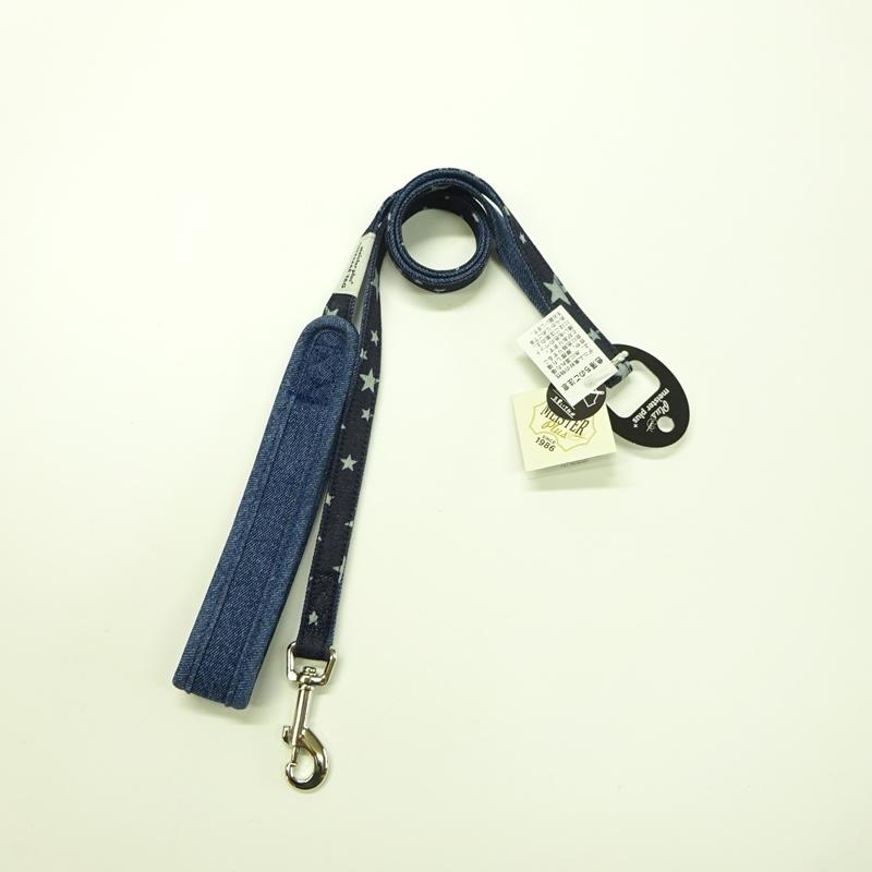 カワノ産業（株） MP3966DB ONAMAEソフティリード Sスターデニム 犬 用品 引き紐 4960638039666 {NP}
