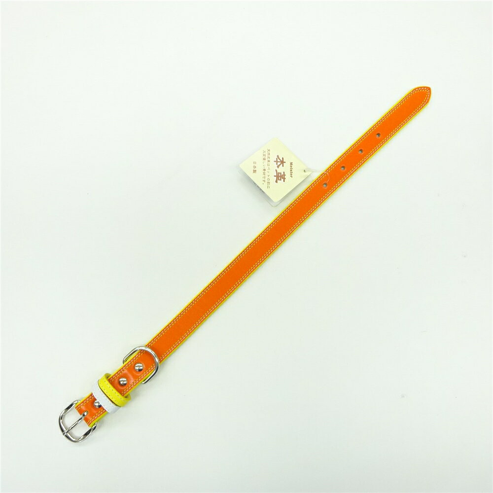 カワノ産業（株） M1855ORマイスターWレザーカラー＃24 犬 用品 首輪 4960638318556 {NP}