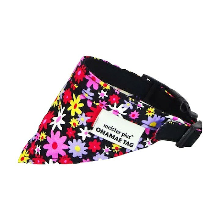 カワノ産業（株） MP4438BKマイスタープラス ONAMAEバンダナ SSフラワー 犬 用品 アクセサリー 香水 4960638744386 {NP}