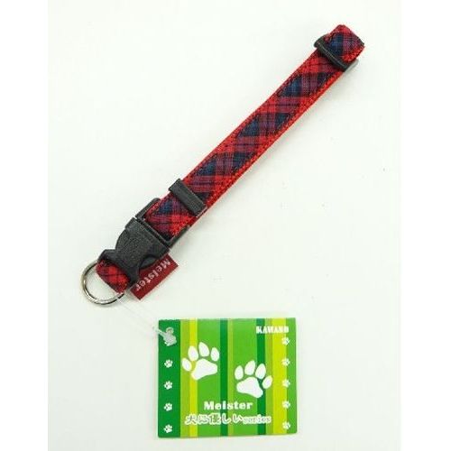 乐天商城 - カワノ産業（株） M0888RマイスターカラーSS NEWチェック 犬 用品 首輪 4960638808880 {NP}