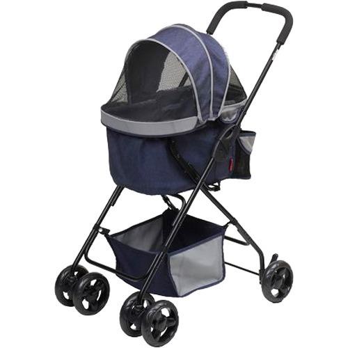 ジェックス（株）CA事業部 わんわんカート スーパーライト デニム柄 犬 用品 バスケット（キャリー等） 4972547926302 {SK}