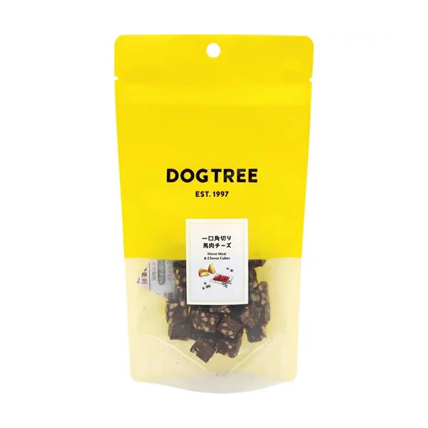 (株)ドッグツリー 一口角切り 馬肉チーズ M 35g 犬用品 フード スナック 4580657821495 {NP}